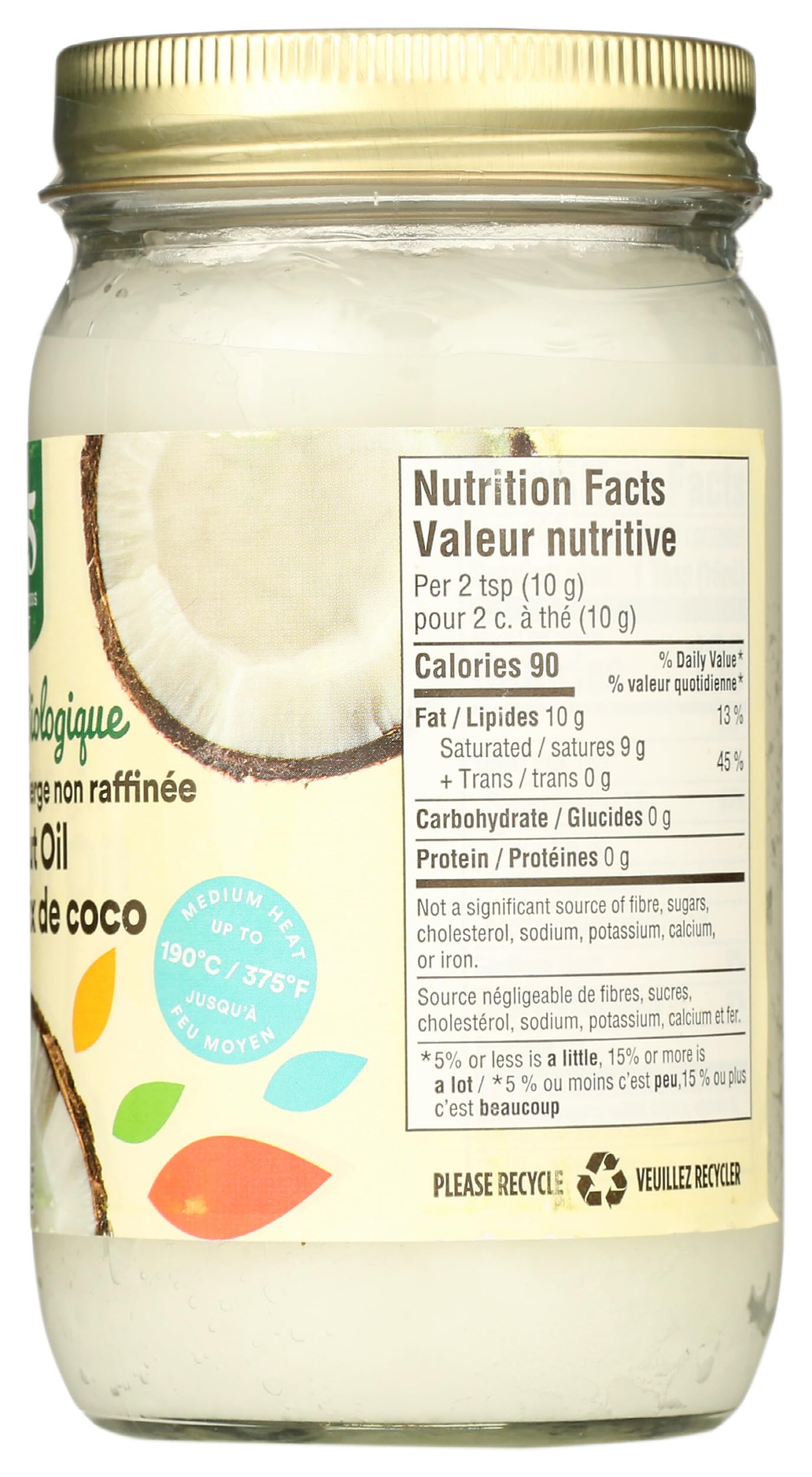 365 by Whole Foods Market Organic Unrefined Virgin Coconut Oil, 14 Fl Oz - Pure, Natural Cooking Oil, Non-GMO, Vegan