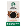 Starbucks Via Ready Brew Colombia Coffee, 50-Count