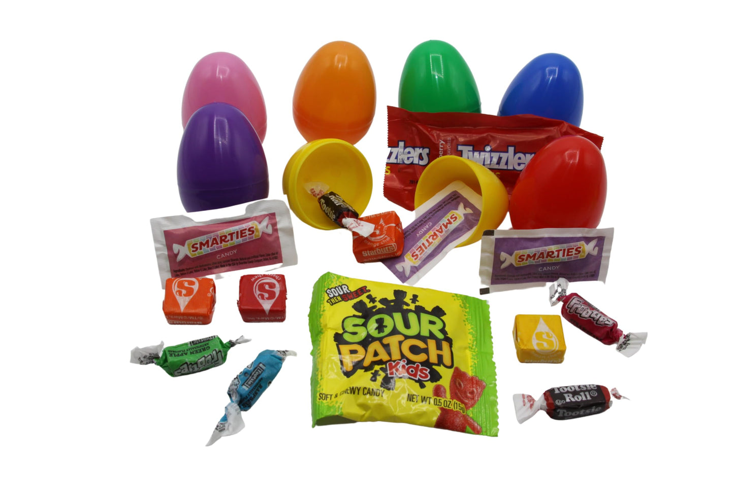 Bulk Plastic Easter Eggs - Candy Filled (1000 pcs)