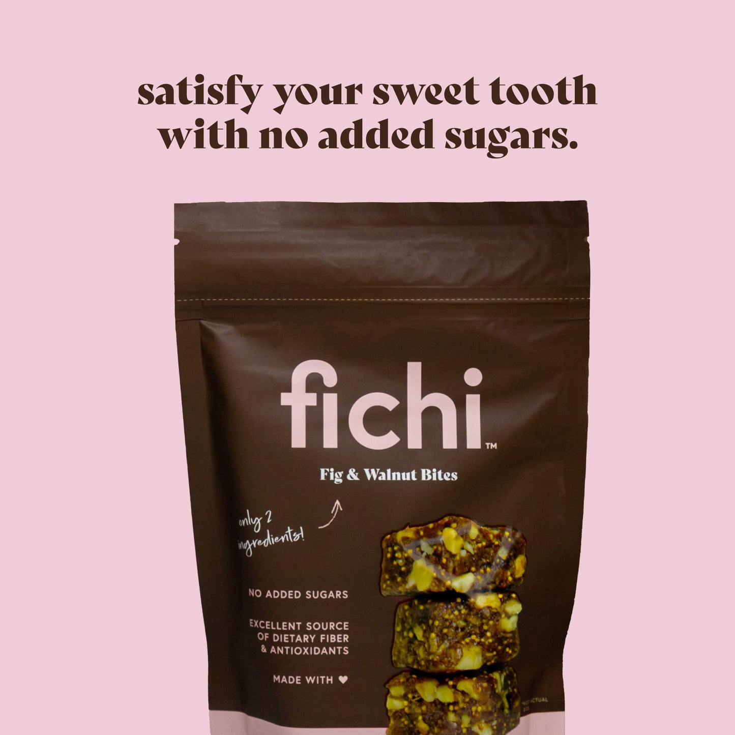 Fichi Fig and Walnut Bites Gluten-Free Snack, 7 Oz (Pack of 6)