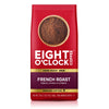 Eight O'Clock Coffee French Roast, 21 Ounce Dark Roast Ground Coffee Robust, Smoky & Complex, 100% Arabica