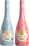 Tuscanini Sparkling Grape Juice Gift Set - Non-Alcoholic, 25.3oz, Imported from Italy, Moscato & Rose, Kosher