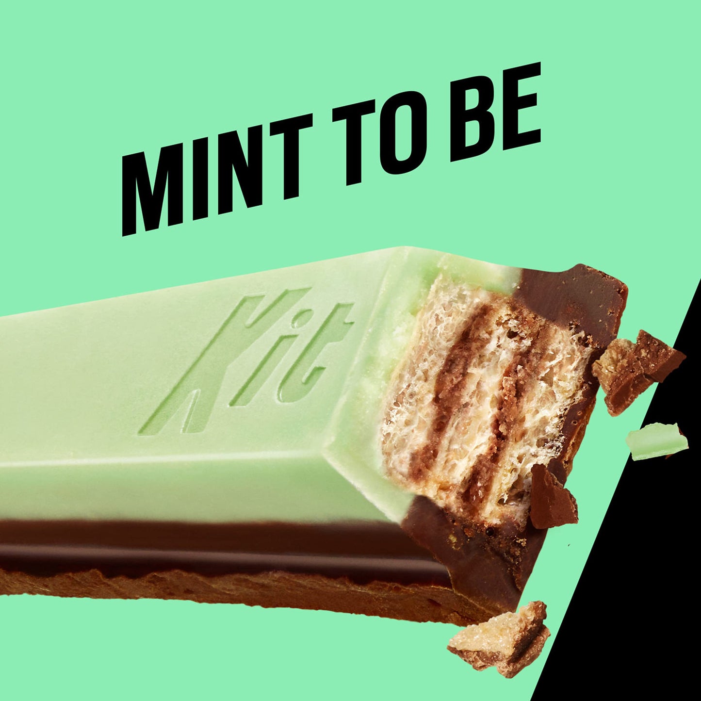 Kit Kat DUOS Dark Chocolate Mint Wafer Candy Bars, 1.5 oz (24 Count) - Perfect Sweet Treat for Chocolate Lovers