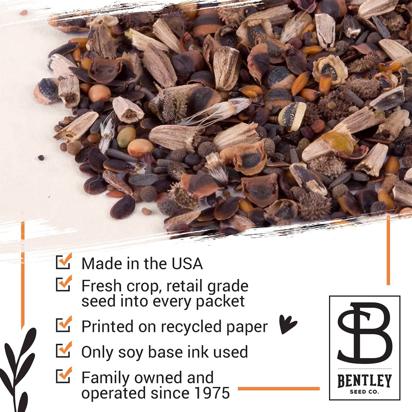 Bentley Seed Co. Oh Baby Flower Seeds Packets - Girl/Boy Baby Shower Favors - Pre-Filled, 25 Wildflower Seed Packs For Favor - E