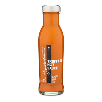 Sabatino Tartufi Truffle Hot Sauce, Gourmet Truffle Hot Sauce With Ripe Calabrian Chili Peppers, Infused With White Truffles, Kosher, Vegan, Vegetarian, Non-Gmo Project Certified, 10 Oz