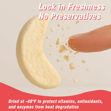 MATINÉE Freeze Dried Apple Snacks, Vegan, Non-GMO, 1.2oz (Pack of 4)