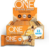 One Coffee Shop Caffeinated Protein Bars, Caramel Macchiato, Gluten Free With 20G Protein And 65Mg Of Caffeine Energy, Pantry Staples, 2.12 Oz (12 Count), Packaging May Vary