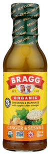 Bragg Ginger And Sesame Salad Dressing, 12 Fluid Ounce - 6 Per Case.