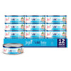 JEGO Solid Tuna in Water - Wild Natural Catch, Keto, Low Carb, Gluten Free, 5oz Can, Pack of 12