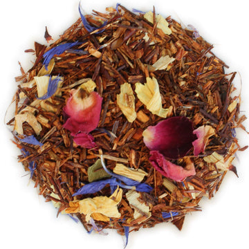 Teabloom Herbal Tea, Floral Rooibos Loose Leaf Tea, Rooibos Blend With Floral Flavors And Scent, Kosher Certified, 3.17 Oz/90 G