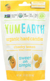 Yummyearth Candy Drop Cheeky Lemon Organic, 3.3 Oz