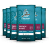 Caribou Coffee, Dark Roast Ground Coffee - French Roast 72 Ounces (6 Bags Of 12 Ounces)