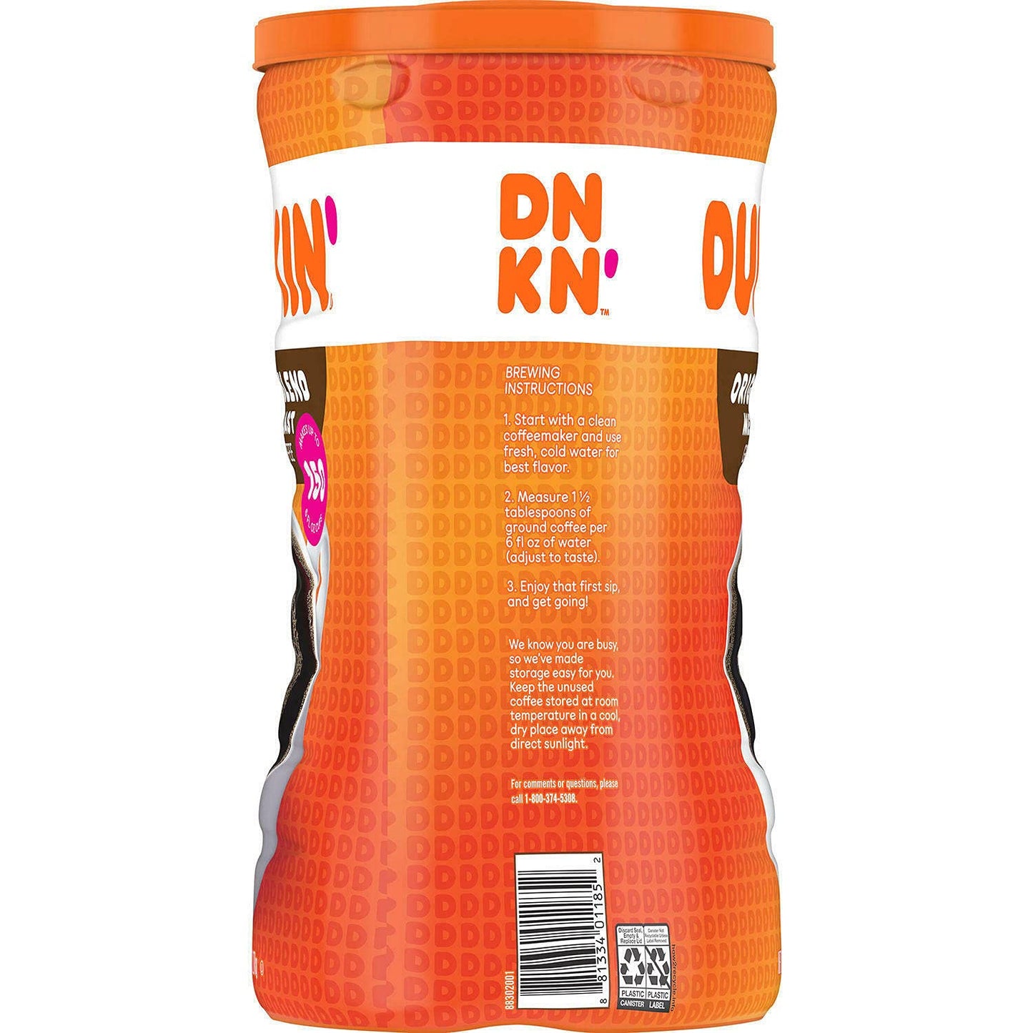 Dunkin Donuts Original Blend Ground Coffee, Medium Roast (45 Ounce .)