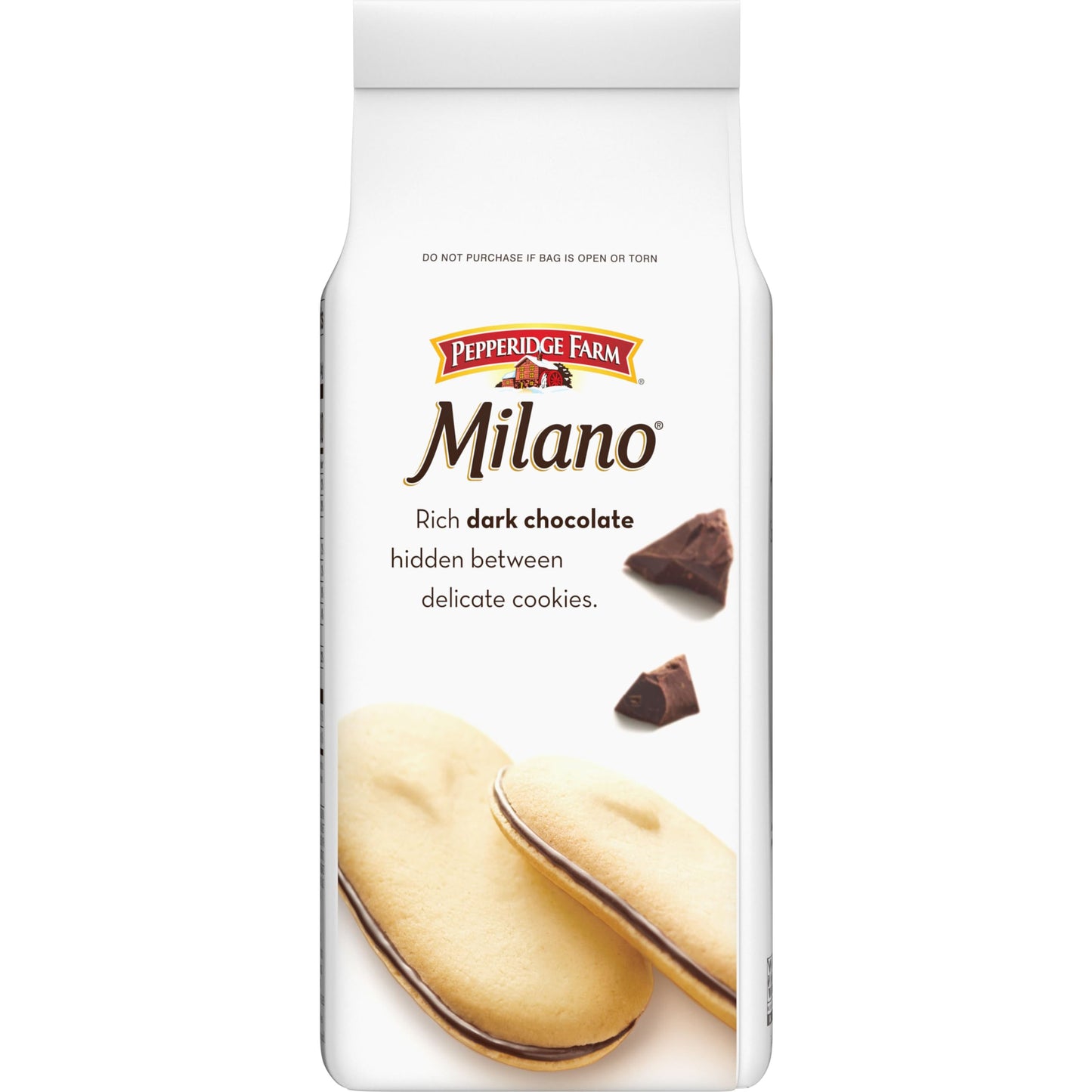 Pepperidge Farm Milano Dark Chocolate Cookies, 6 OZ Bag, 15 Cookies, Brown