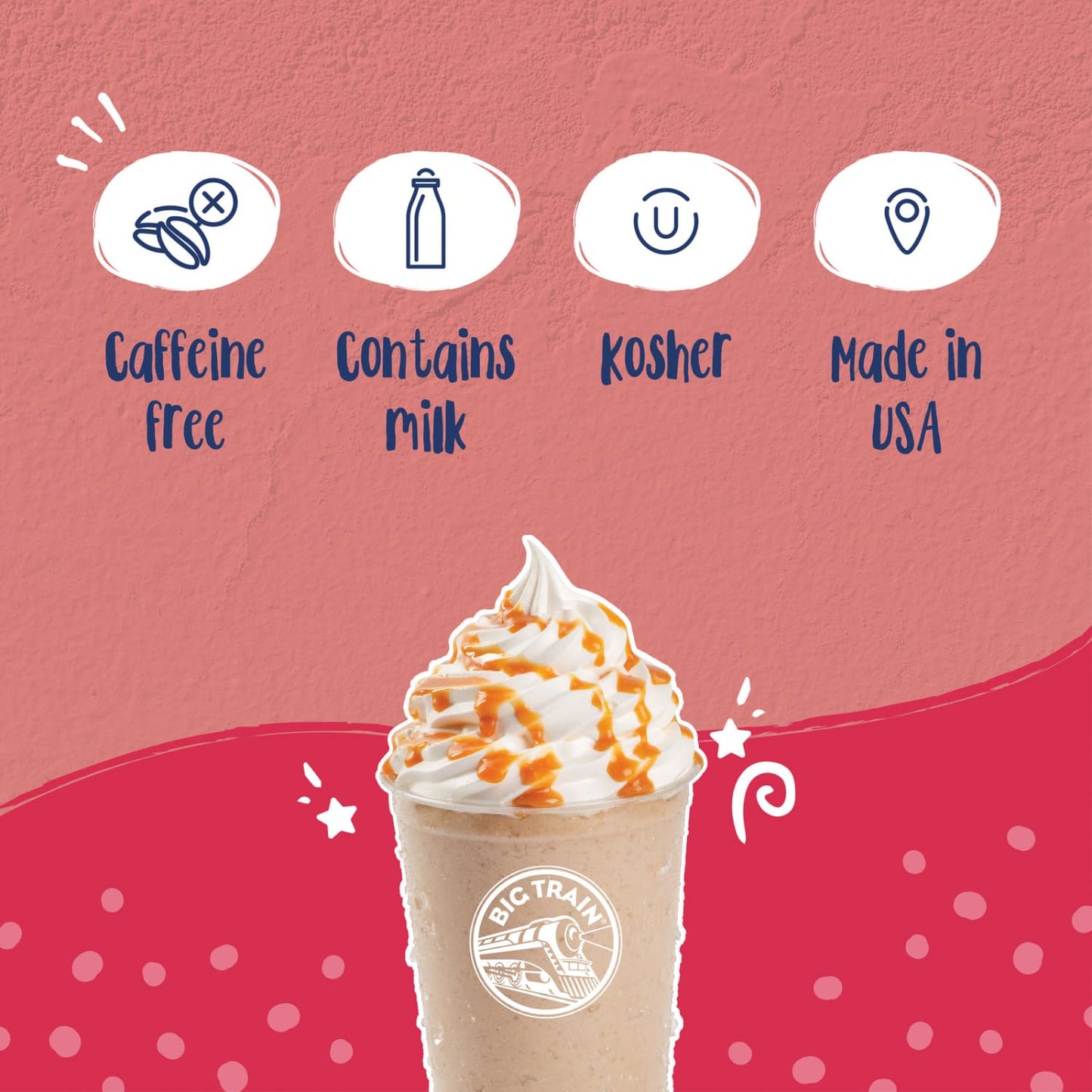 Big Train Cake Batter Blended Crème Beverage Mix, 3.5 Pound (Pack Of 1)