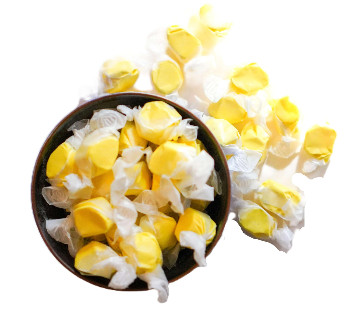 Banana Salt Water Taffy - 24 Oz Of Individually Wrapped Candy Treat Softy And Chewy