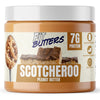 Fit Butters Scotcheroo Peanut Butter Spread - Added Protein and Coconut Oil, Low Carb, Low Sugar, Complete Protein Dessert Flavo