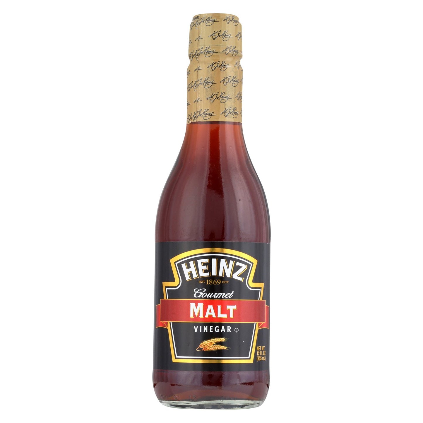 Heinz Gourmet Malt Vinegar Bottle, 12 FL OZ