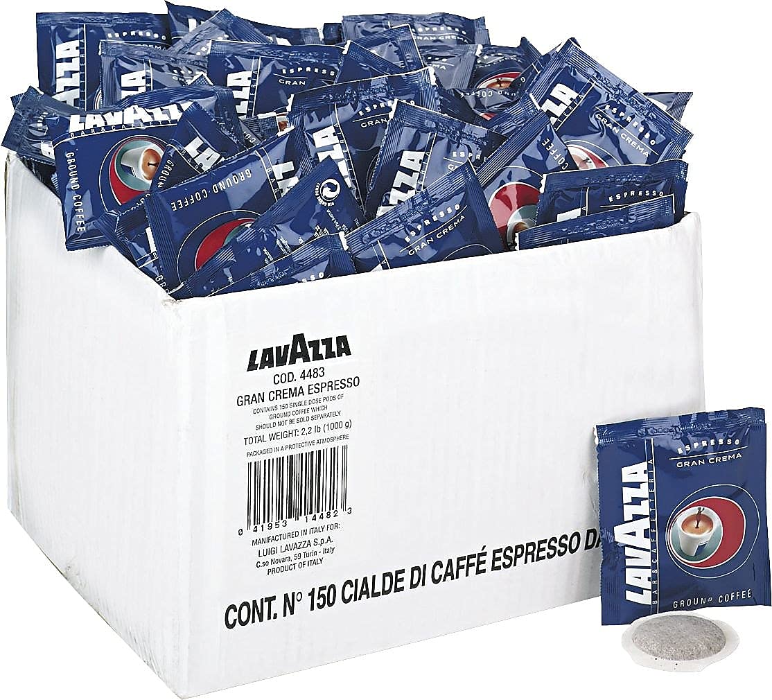 Lavazza Gran Espresso Pods, Medium Roast, 150/Carton