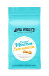 Java Works Coffee - Coconut Macaroon Flavored Coffee | 12 ounces | Medium Roast | Whole Bean | No Sugar Added