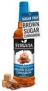 Syruvia Sugar-Free Brown Sugar Cinnamon Coffee Flavoring Syrup 25.4oz - 0 Calories, Kosher, and Gluten-Free. Perfect for Drinks,