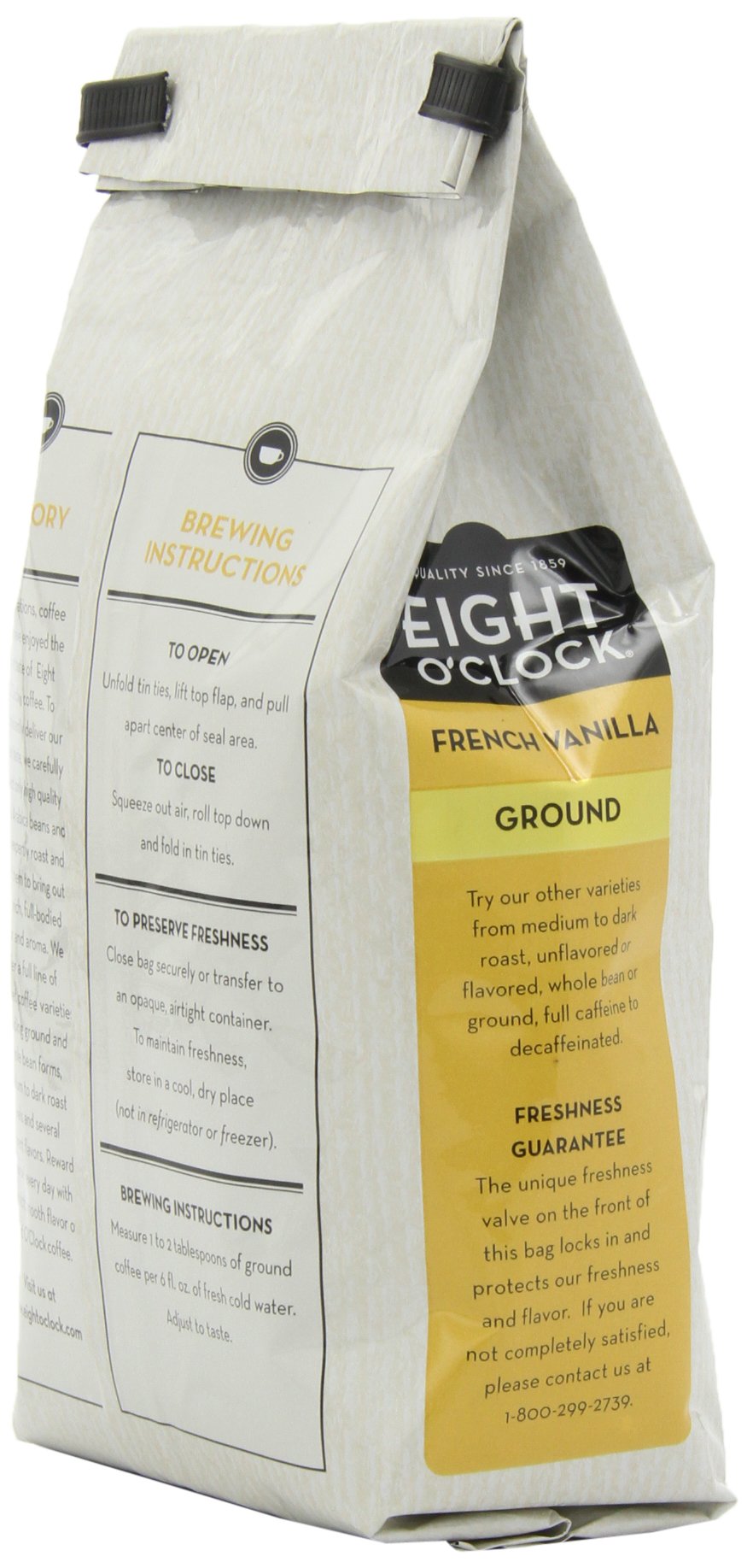 Eight OClock Coffee Ground French Vanilla 11 oz - Pack of 1