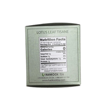 Hankook Tea Lotus Leaf Tisane, 25 Count, 27.5 G