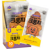 Korean Food Croissant Snack, Crispy and Buttery Dessert Bites, Only 102 Calories, Perfect for School Lunchboxes, Individually Wr