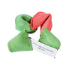12 Ounces Christmas Red & Green Wrapped Fortune Cookies - 50 Pieces - Great for Holiday Parties, Christmas Parades and Stocking