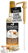 Syruvia Cane Sugar Sweetener Syrup - Cane Sugar Sweetener Coffee Syrup Flavor, 25.4 fl oz, Kosher, Gluten Free, Perfect for Coff