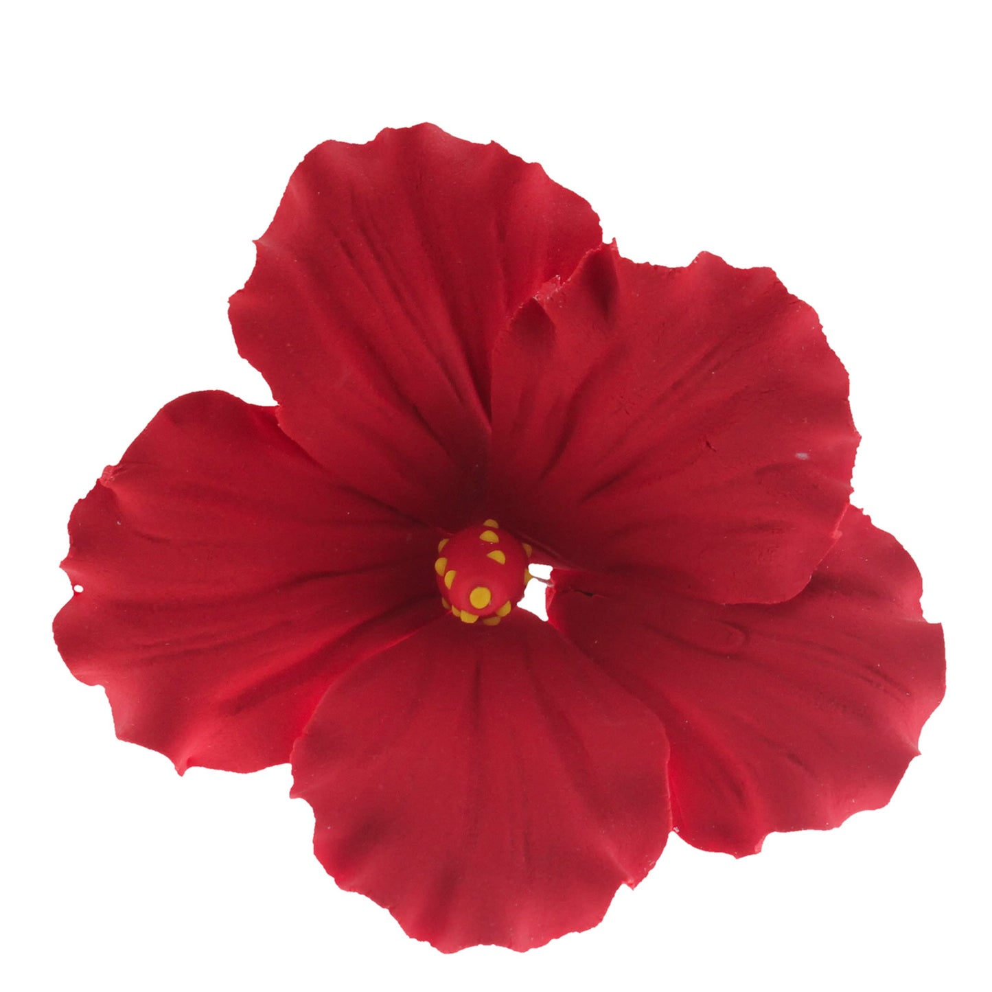 Global Sugar Art Hibiscus Sugar Cake Flowers, Red, Hawaiian Cake Flower Large 3 Count By Chef Alan Tetreault