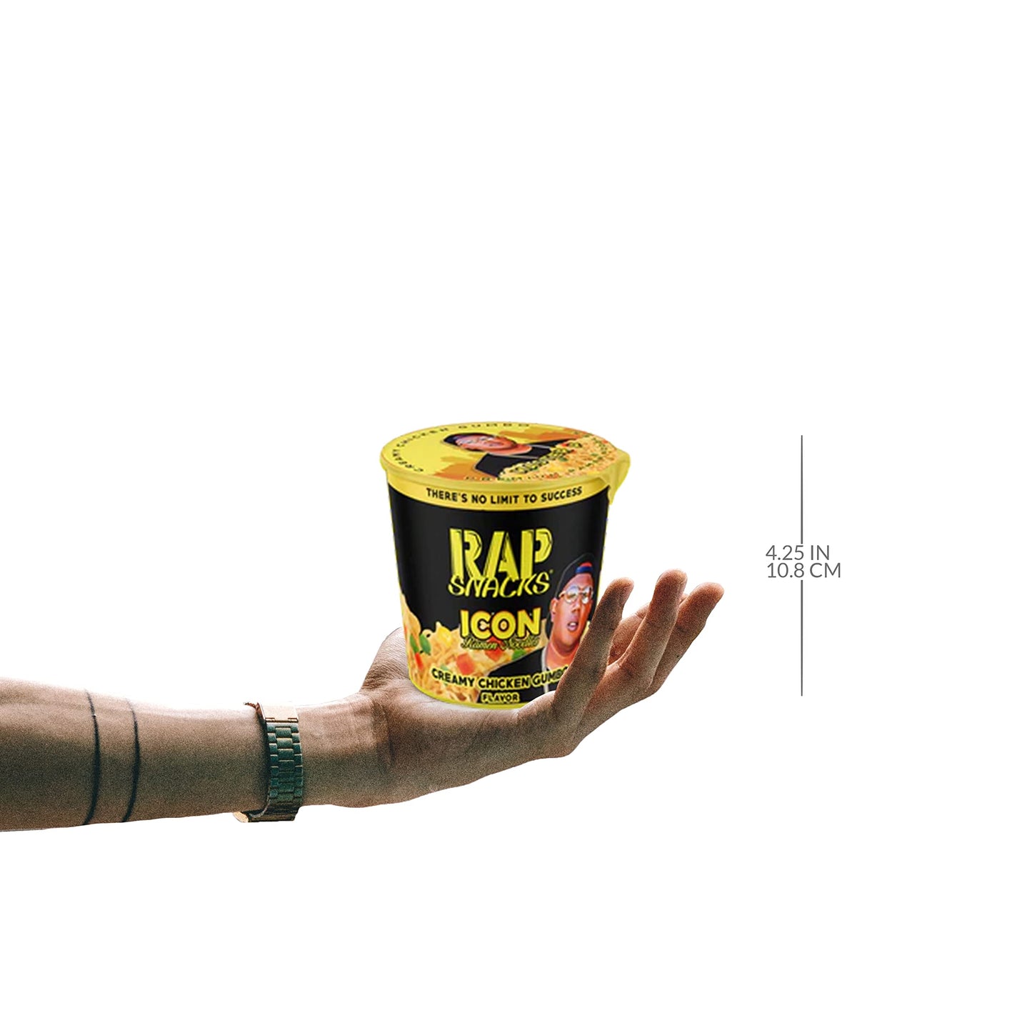 Rap Snacks Creamy Chicken Gumbo ICON Ramen Noodles Master P-Pack of 12