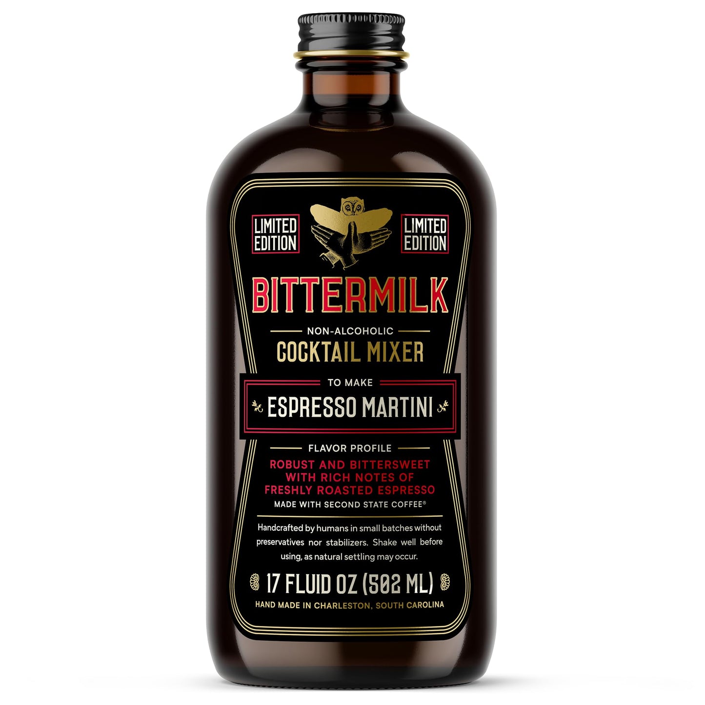 Bittermilk Espresso Martini Mixer - All Natural Cocktail Mixer, Makes 17 Cocktails