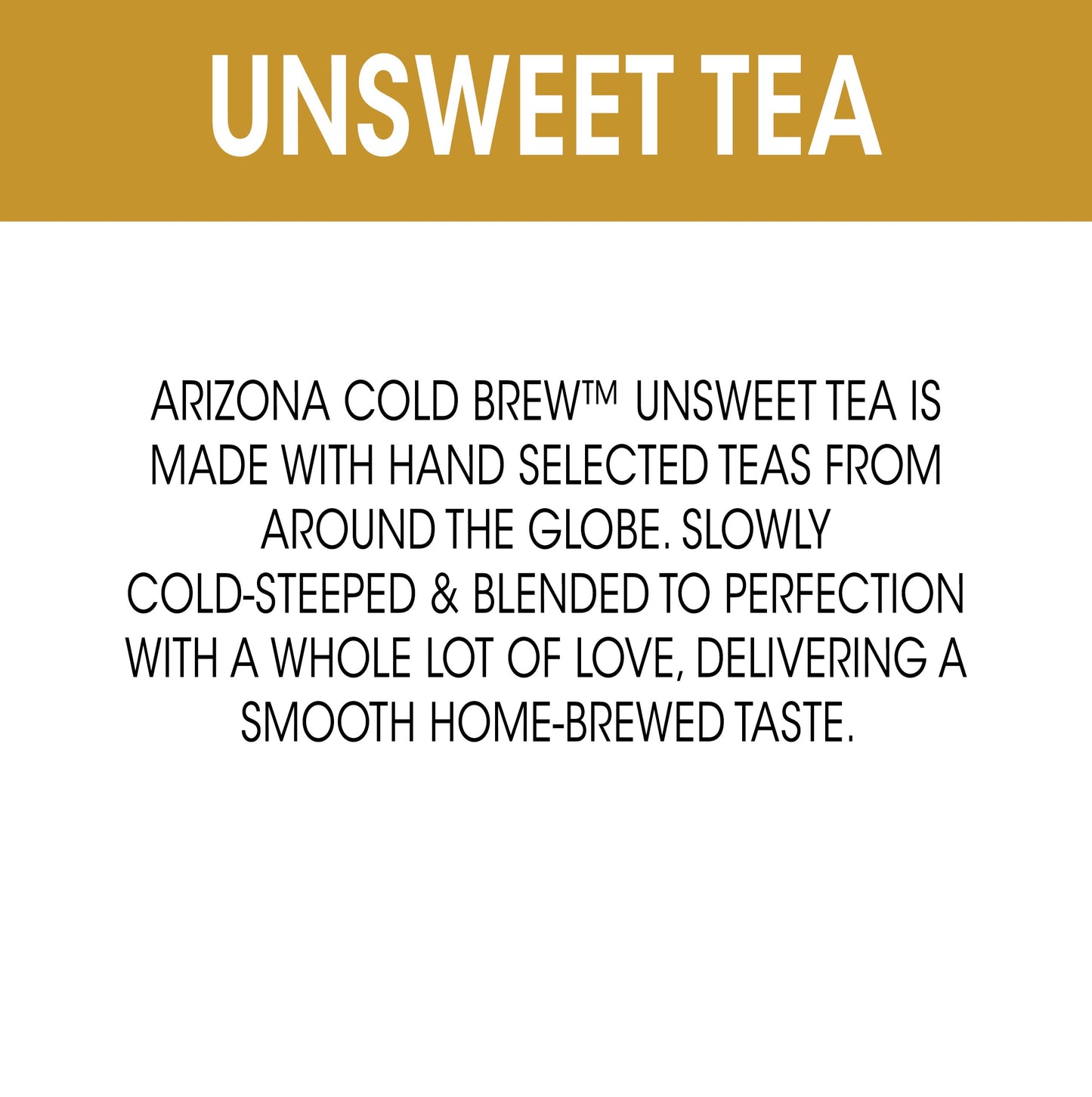 Arizona Unsweet Black Tea - Premium Cold Brew Iced Tea - Sugar Free, 16 Fl Oz (Pack Of 12)