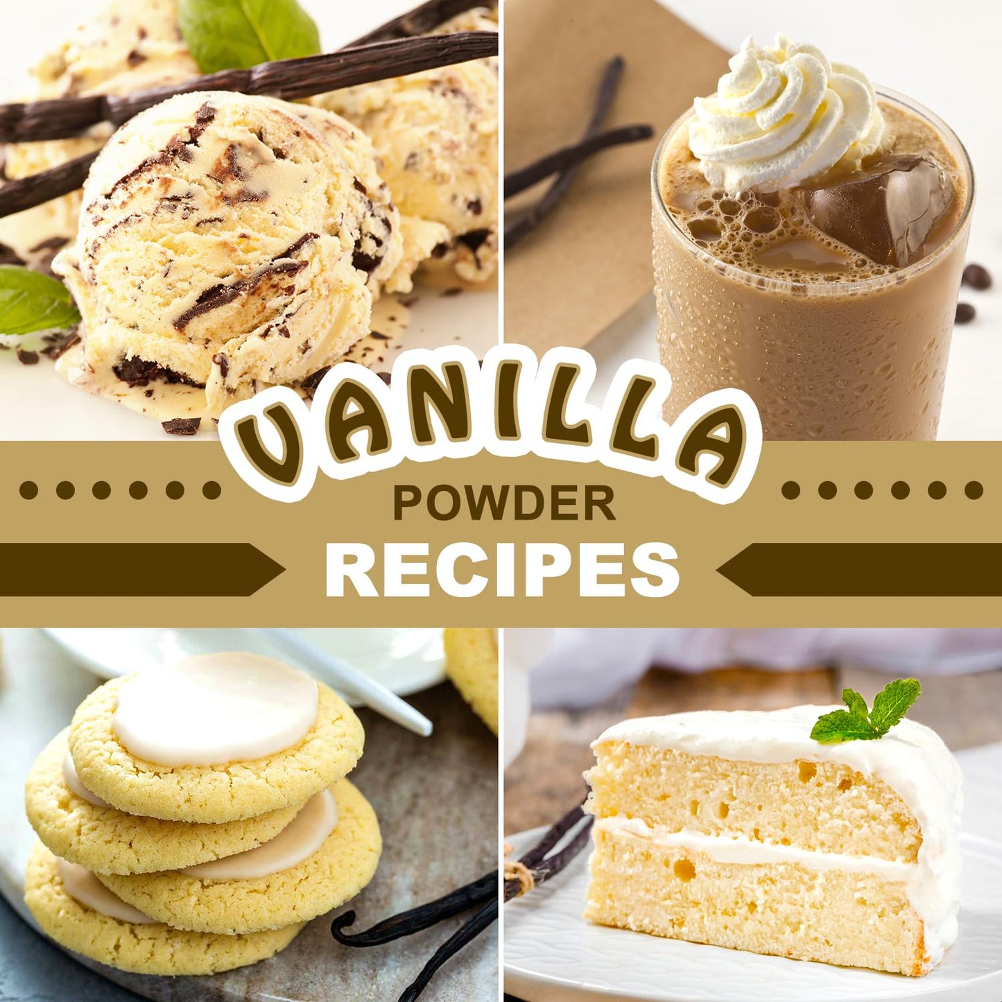 Talcufon Madagascar Ground Vanilla Bean Powder, 100% Ground Vanilla Beans, No Fillers And Additives, Gluten Free, Non-Gmo Great