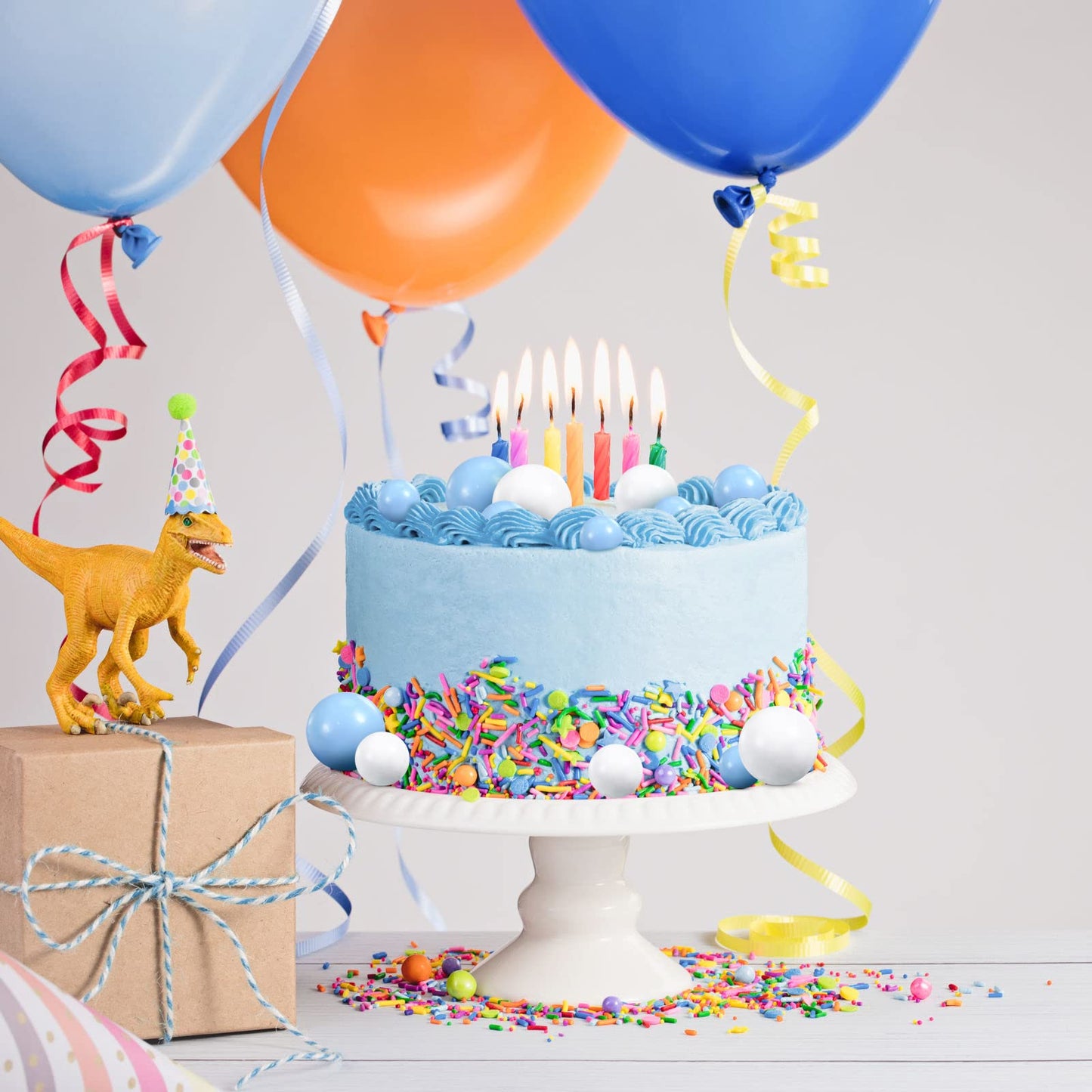 66 Pieces Mini Balloon Cake Topper Cake Decorations Balls Faux Pearl Balls Cake Picks Diy Cake Insert Topper Baking Decoration F