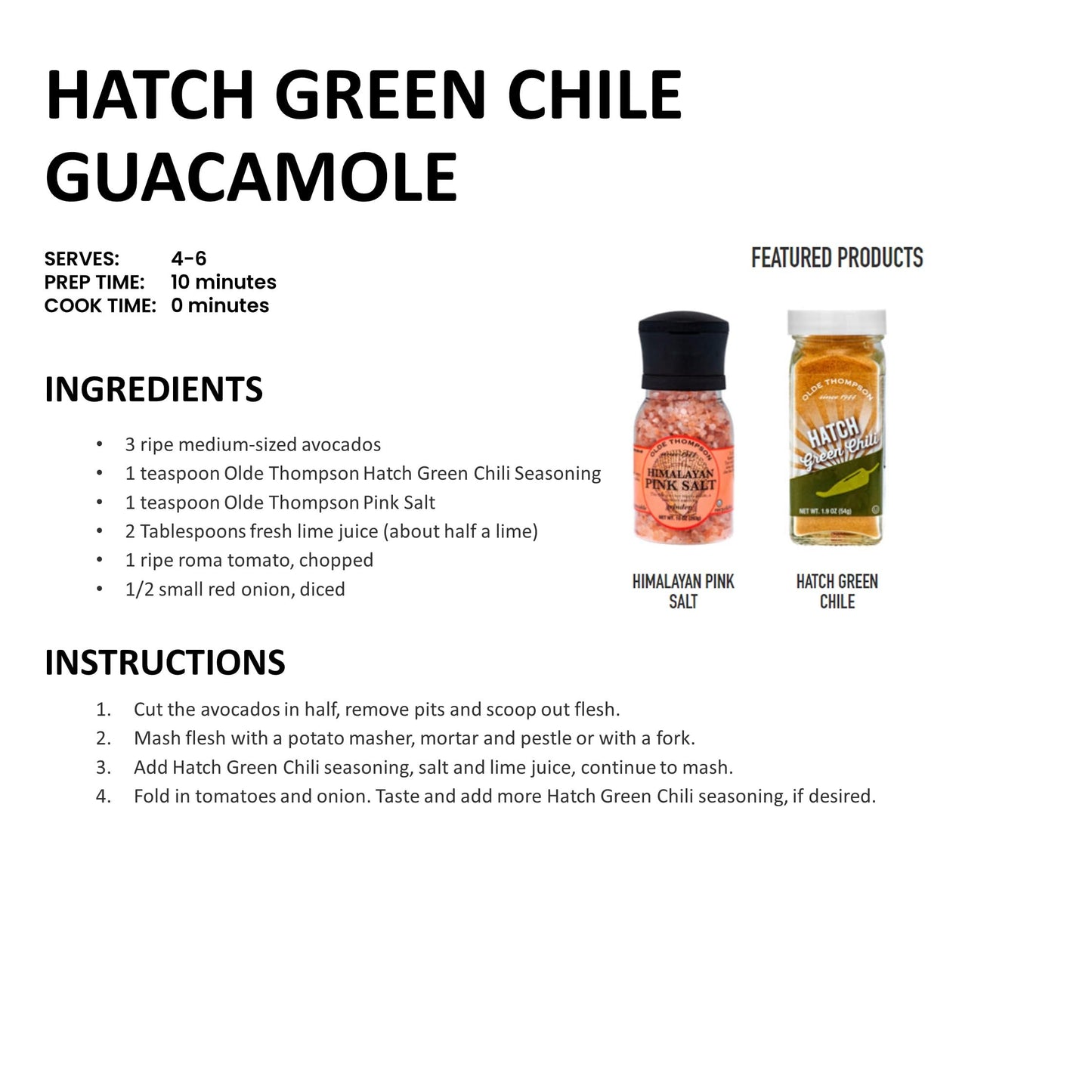 Olde Thompson Hatch Green Chile, 1.9 Ounce
