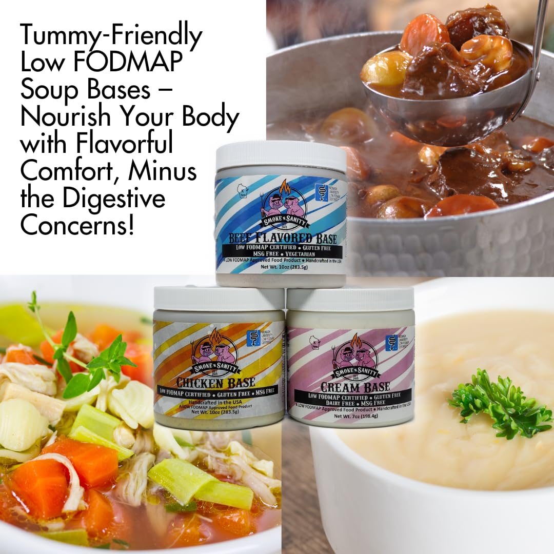 Smoke N Sanity Essence Of Onion Salt - Certified Low Fodmap - Contains No Garlic - Low Fodmap Seasonings. Certified Gluten Free