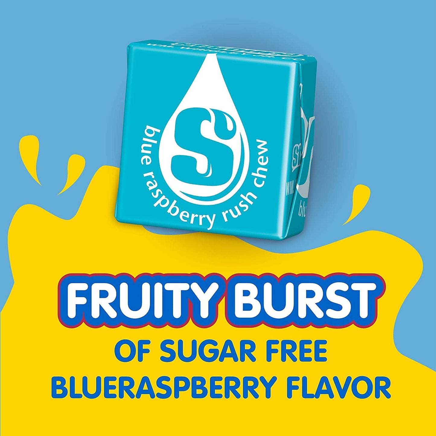 Starburst Blue Raspberry Singles To Go Drink Mix, 0.59 Oz, 6 Ct (Pack Of 16)