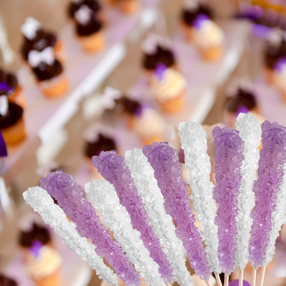 Espeez Extra Large Rock Candy Sticks, 18 Count, Tutti-Frutti Flavor, Individually Wrapped, Ideal for Candy Buffets and Events