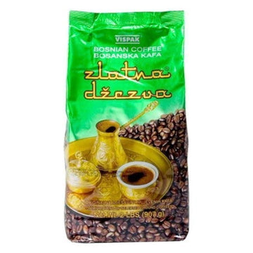 Vispak Zlatna Dzezva Ground Coffee, Regular Coffee, 907G