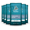 Caribou Coffee, Medium Roast Ground Coffee - Lakeshore Blend 72 Ounces (6 Bags Of 12 Ounces)