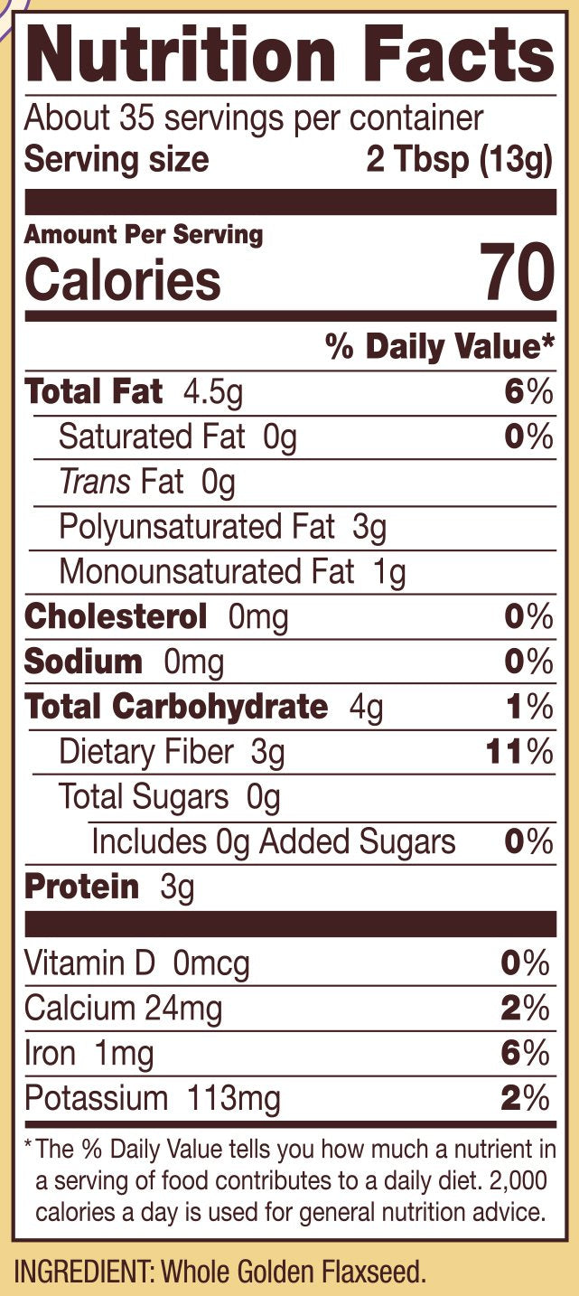 BOB'S RED MILL, Flaxseed Meal, Golden, Pack of 4, Size 16 OZ, (Gluten Free Kosher)4