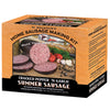 Hi Mountain Seasonings ǀ Summer Sausage Seasoning Kit ǀ Cracked Pepper 'N Garlic ǀ Includes 10 Casings, Seasoning, Cure, & Directions ǀ Seasons Up To 30Lbs Of Meat ǀ Beef, Pork, Venison, & Deer