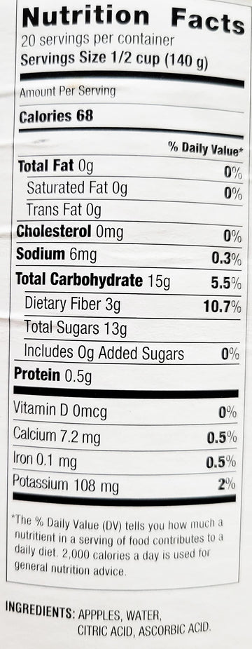 Chef'S Quality - Sliced Apples - 6 Lb Can