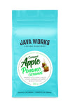 Java Works Coffee - Caramel Apple Flavored Coffee | 12 ounces | Medium Roast | Whole Bean | No Sugar Added