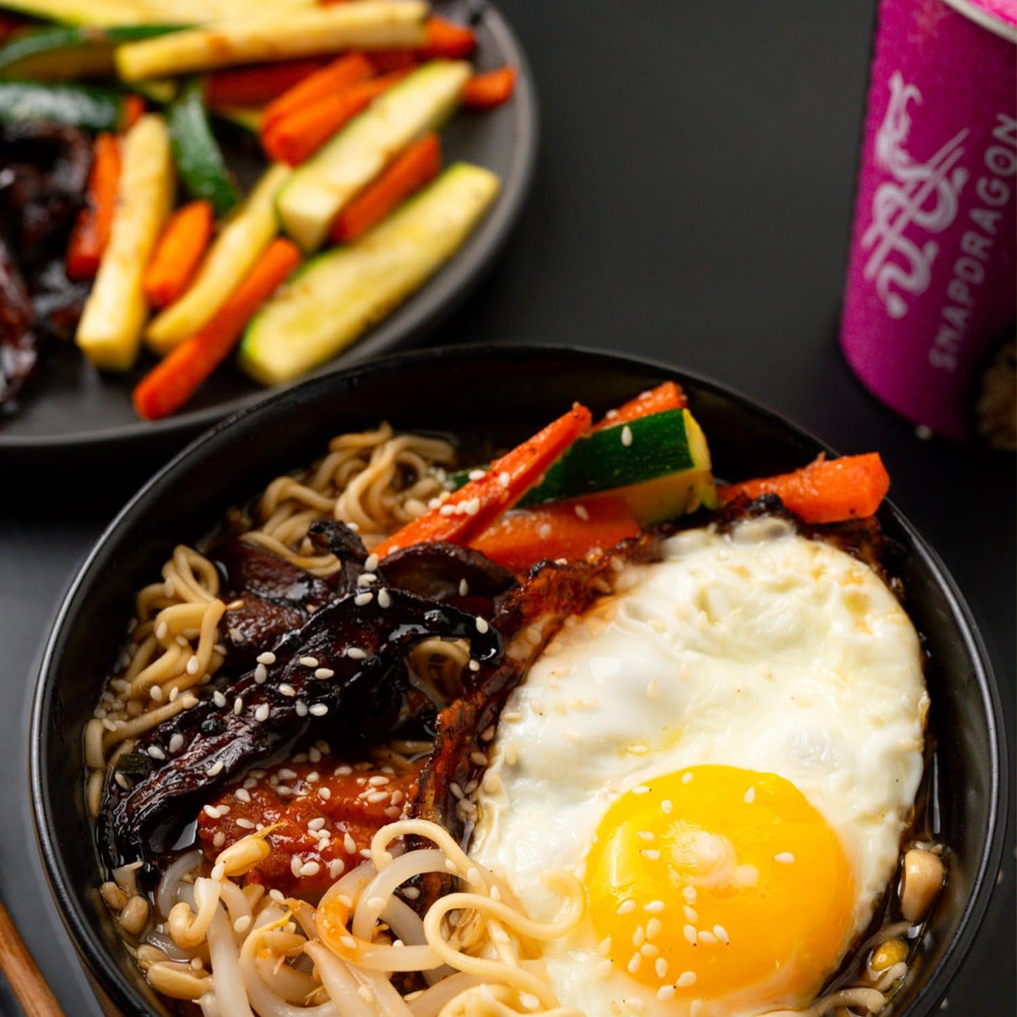 Snapdragon Miso Ramen Six Pack - Rich Miso Broth With Authentic Ramen Noodles Satisfy Your Craving, Includes Six 2.2 oz Cups
