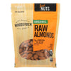 Woodstock Almonds - Raw - Case of 8 - 7.5 oz.