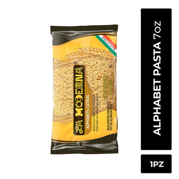 La Moderna, Letras, Pasta, Hecha Con Sémola De Trigo Durum, Enriquecida Con Vitaminas Y Hierro, 7 Oz