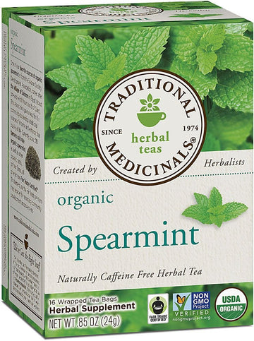 TRADITIONAL MEDICINALS TEA,OG2,SPEARMINT, 16 BAG